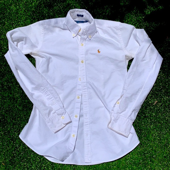 Ralph Lauren White Button Down - Picture 1 of 7